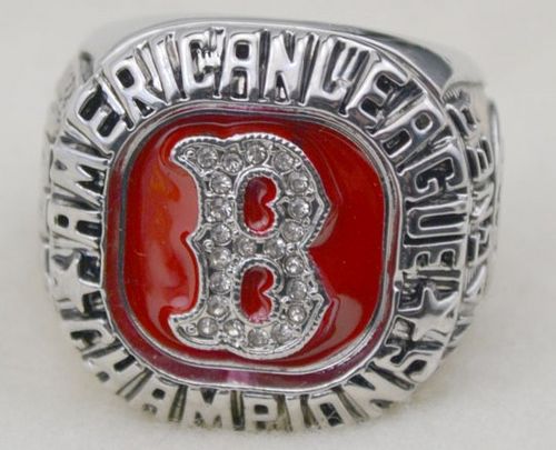 MLB Boston Red Sox World Champions Silver Ring_1 - Click Image to Close